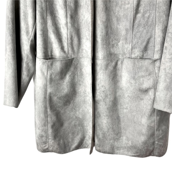 MAINPOL Faux Suede Mid Length Jacket - Picture 4 of 11